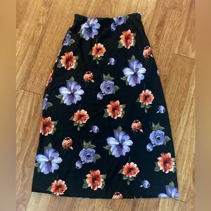 Midi Satin Skirt